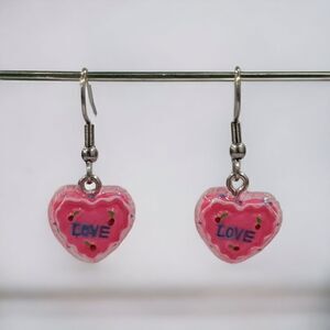 🎂Love Heart Cake Earrings🎂(2-A003)